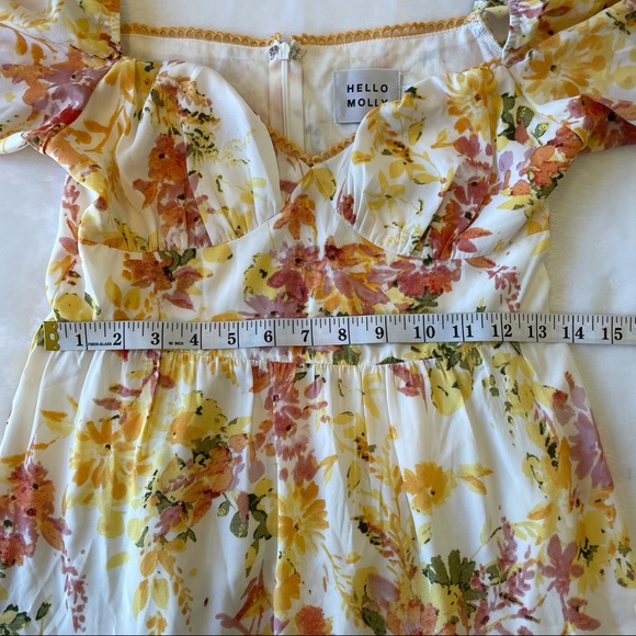 Hello Molly Only One I’ll Love Midi Dress Med/6 US - Picture 13 of 15